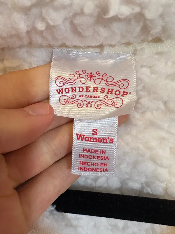 Target White Fleece Hoodie - Image 4