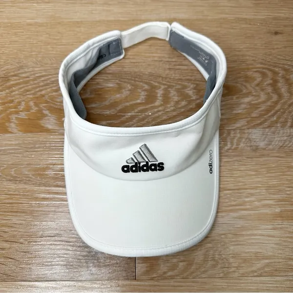 Adidas Unisex Adizero Climacool White Athletic Performance Visor Hat, OS - Image 2
