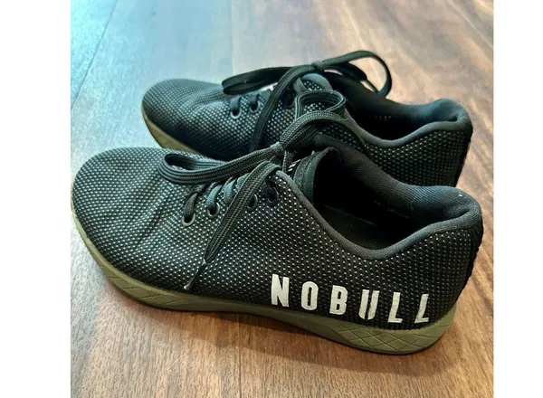 NOBULL Superfabric Trainer Black Crossfit Shoes Unisex M 5.5/W 7 EUC!!! - Image 4