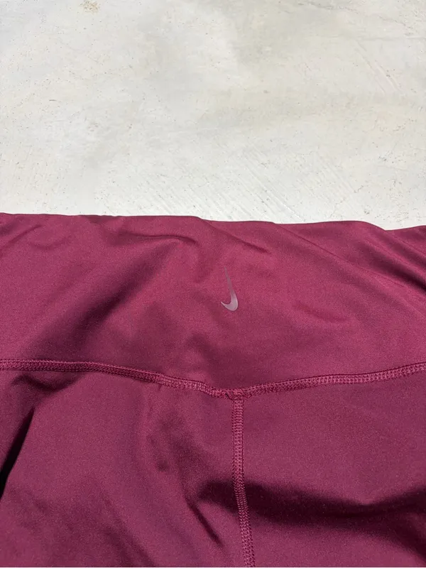 Nike yoga Maroon Active Leggings dri-fit 3X - Image 7