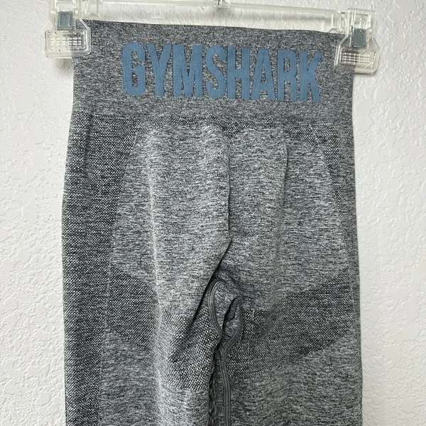 Gymshark Womens Gray Flex High Waisted Seamless Leggings XS Gym‎ Athletic - Image 6