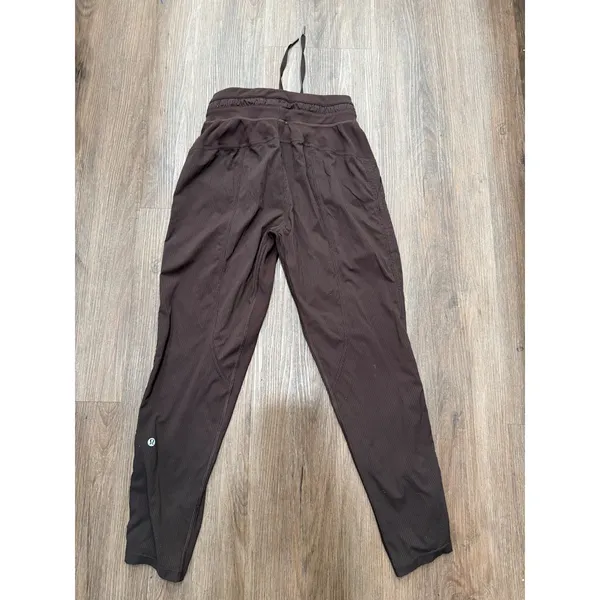 Lululemon dance Studio Jogger‎ 2 Brown Java Pinstripe LW6CDQS High Pants - Image 3
