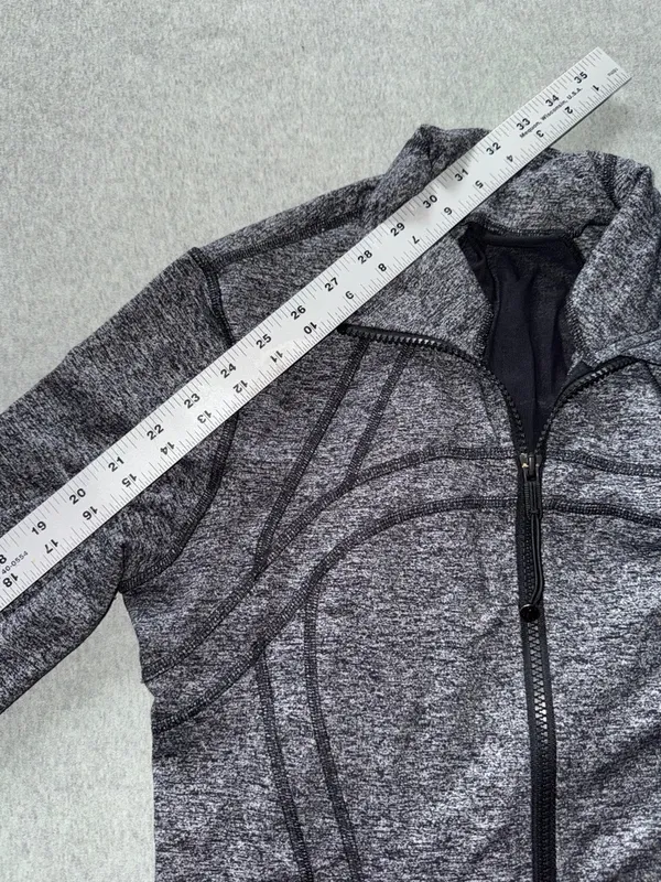 Lululemon Women’s Define‎ Jacket Heather Gray Full Zip Size 10 - Image 8