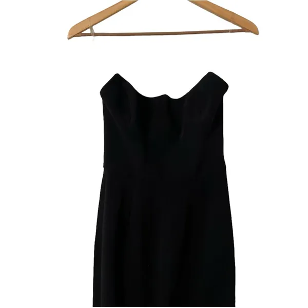 HOUSE OF CB Millie Black Strapless Jumpsuit - Image 6
