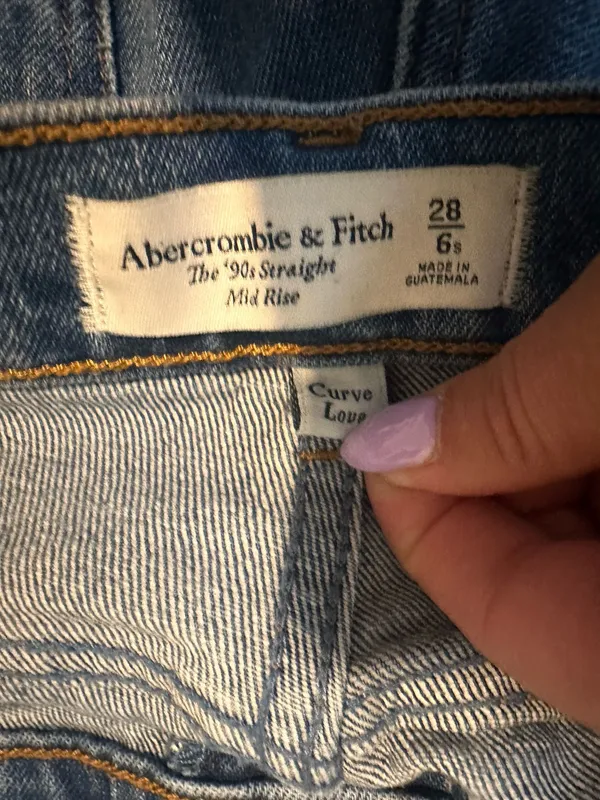 Abercrombie & fitch straight leg curve love jeans - Image 4