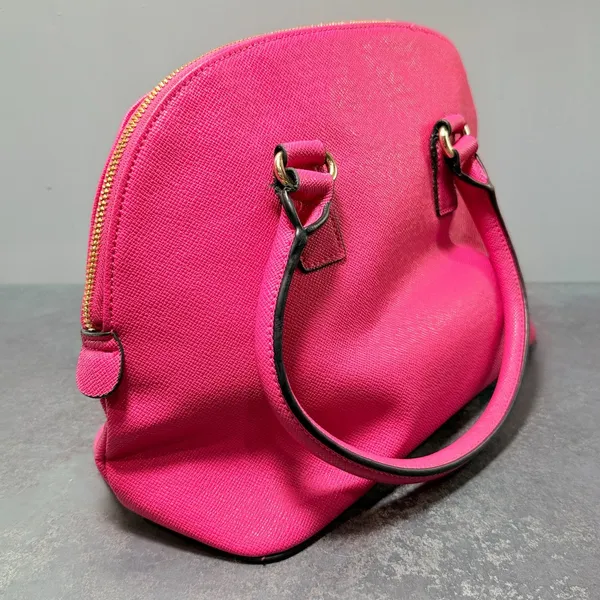 Apt. 9 HandBag | Pink Bow Gold Hardware | Full Zip Medium Purse - Image 7