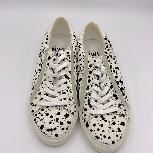 Madewell sidewalk spot dot low top lace up sneaker - Image 4