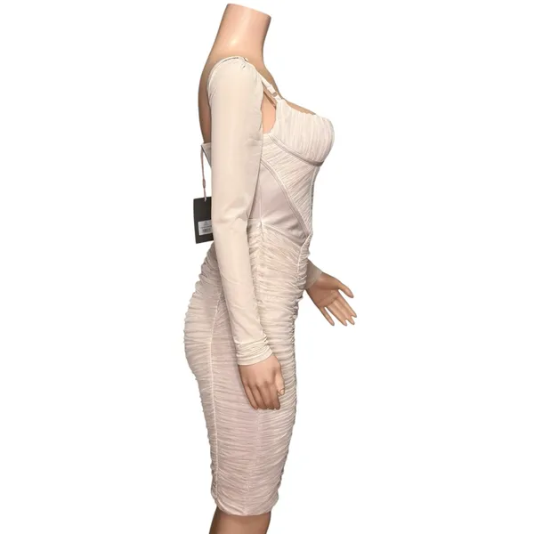HOUSE OF CB Freyja Dress, Pale Pink, Small (Plus) - Image 8