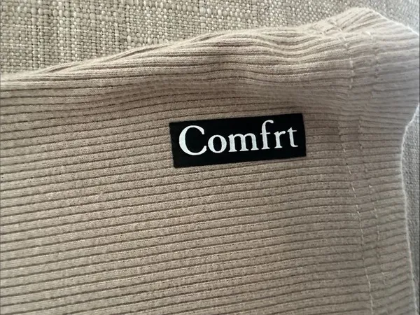 Comfrt Ribbed Contour Waist Length Tank Top in Desert - Women's Scoop Neck - Image 5