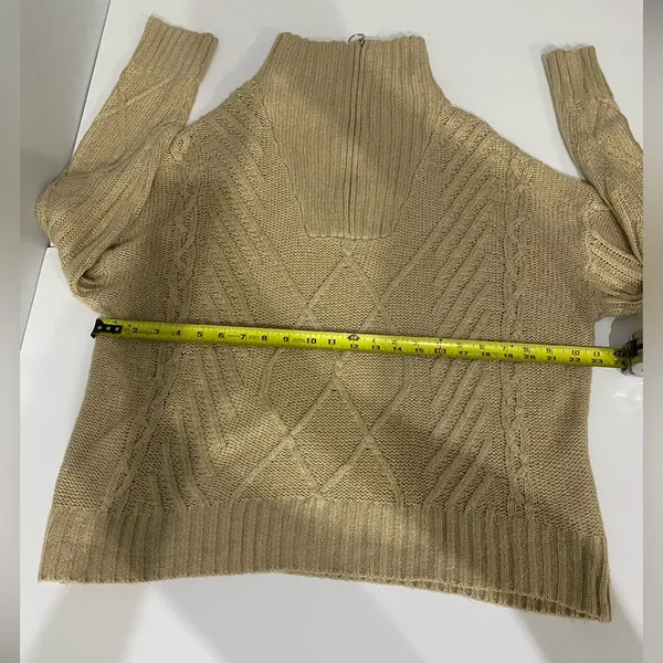 Jax Knit Sweater in Beige SNDYS - Image 6