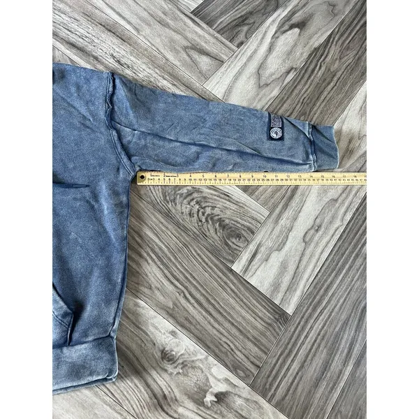 ALPHALETE Women’s Terry Oversized Hoodie - Blue Topaz ,Size Small - Image 7