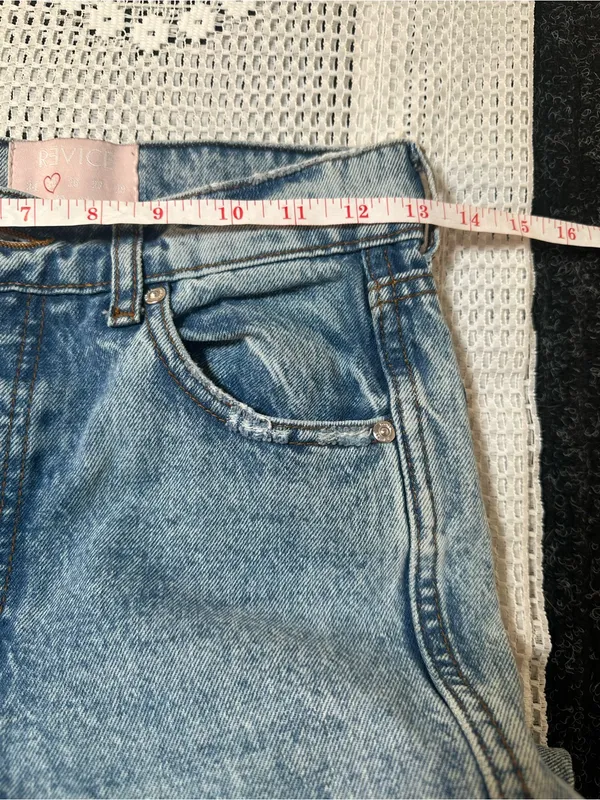 REVICE Light Blue Distressed Women’s Jeans - Casual‎ High-Rise Fit - Image 4