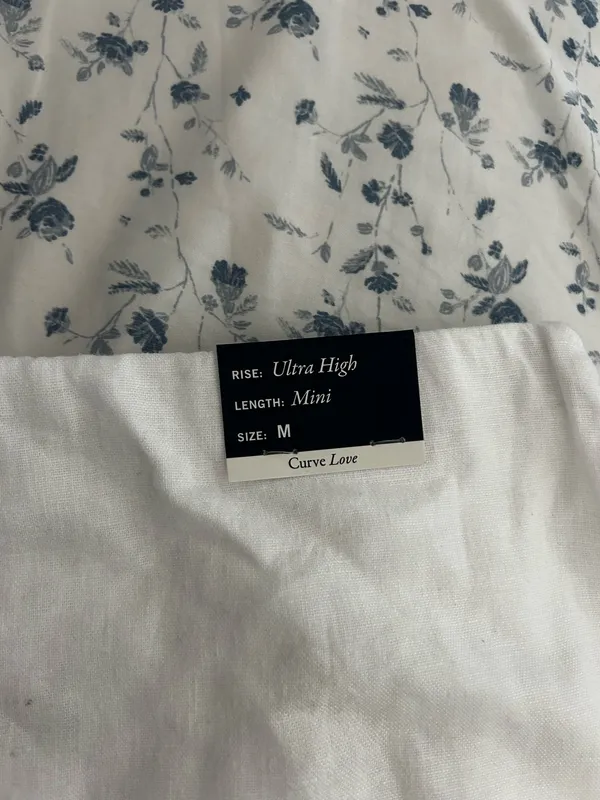 Abercrombie Linen Blend Curve Love Scarlett Mini Skirt - Image 5