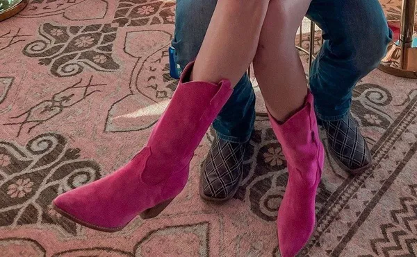 Pink Cowgirl Boots Size 10 - Image 3