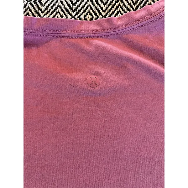 Lululemon Love Crew Size (see Pics) Cherry tint Pima Cotton Crew Authentic - Image 6