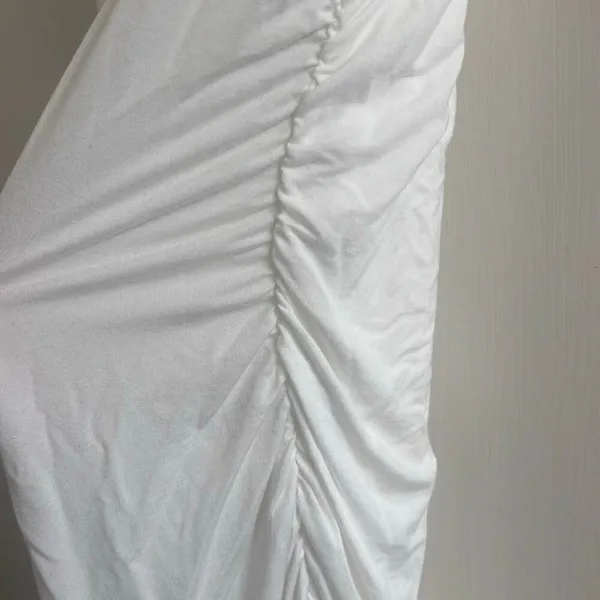 ✨Modern Citizen Ruched White Maxi Sz Small Tank Dress✨ - Image 5
