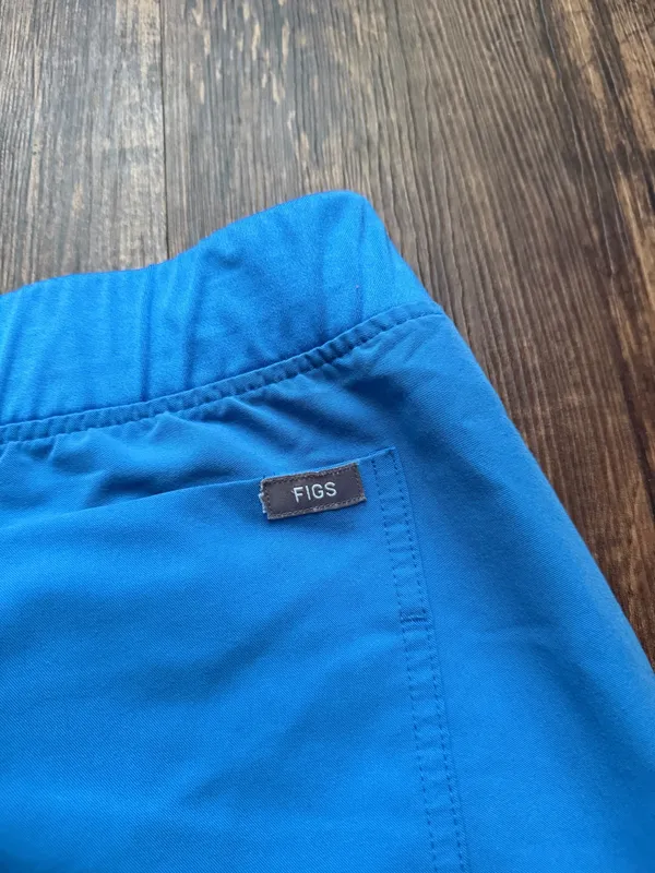 FIGS Women’s Capri Blue Zamora Jogger Scrub Pants Hospital Nursecore - Size L - Image 6