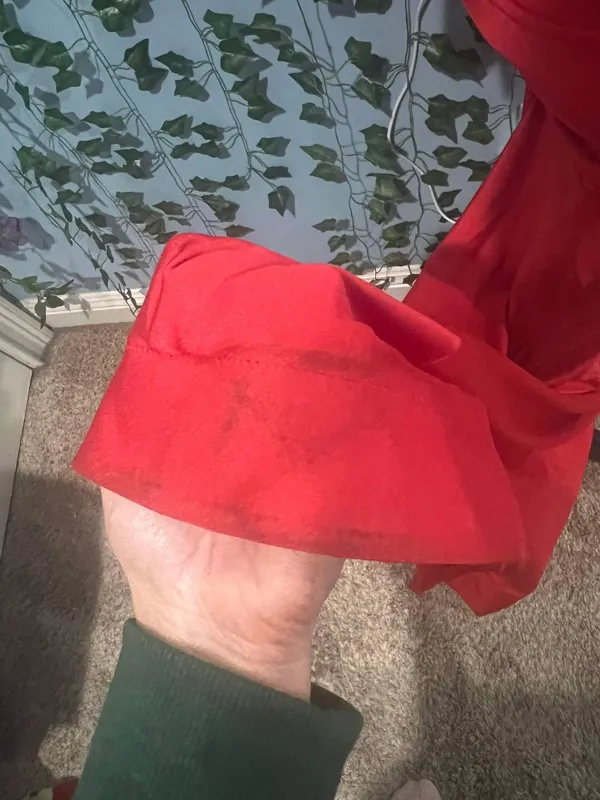Red floor length gown Size XS - Image 9