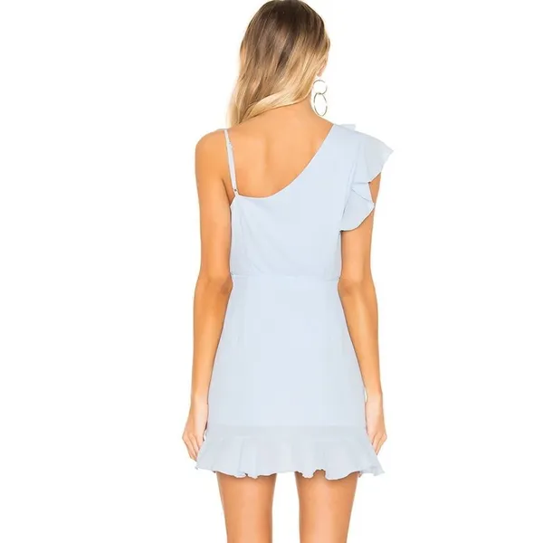New. SUPERDOWN light blue wrap dress - Image 6