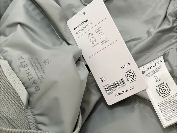 ATHLETA Flex Bomber Jacket, Green, XS - Image 7