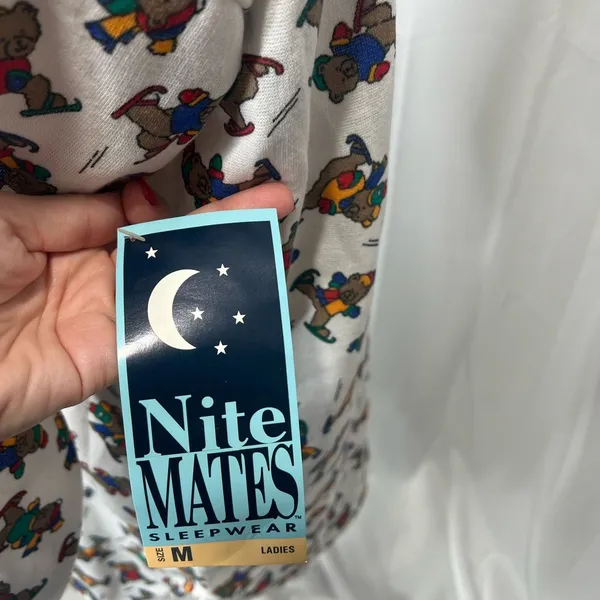 Vintage nite mates sleepwear medium White - Image 6