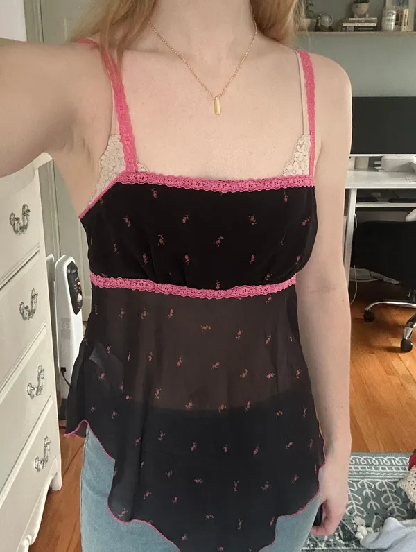 Urban Outfitters mesh lace top - Image 3