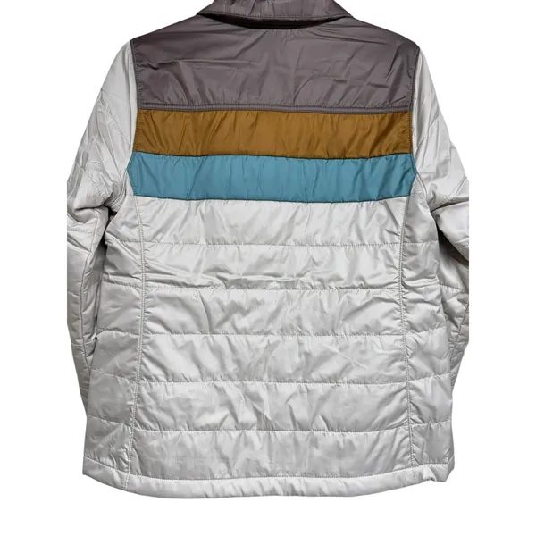 L.L. Bean Mountain Classic Puffer Jacket‎ Taupe Brown/Gray Birch Women's Small - Image 6