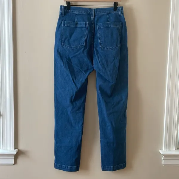 MADEWELL The Perfect Vintage Jean in Medium Indigo Wash: Seamed Edition Size 28 - Image 6