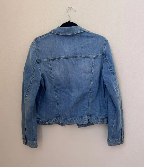 trf distressed denim jacket - Image 2