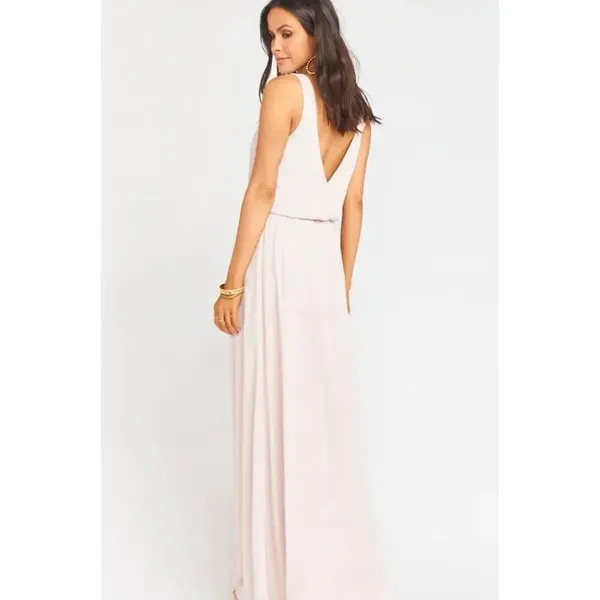 Womens Show Me Your Mumu Kendall Soft Peach Long Maxi Dress - Sz S - Image 3