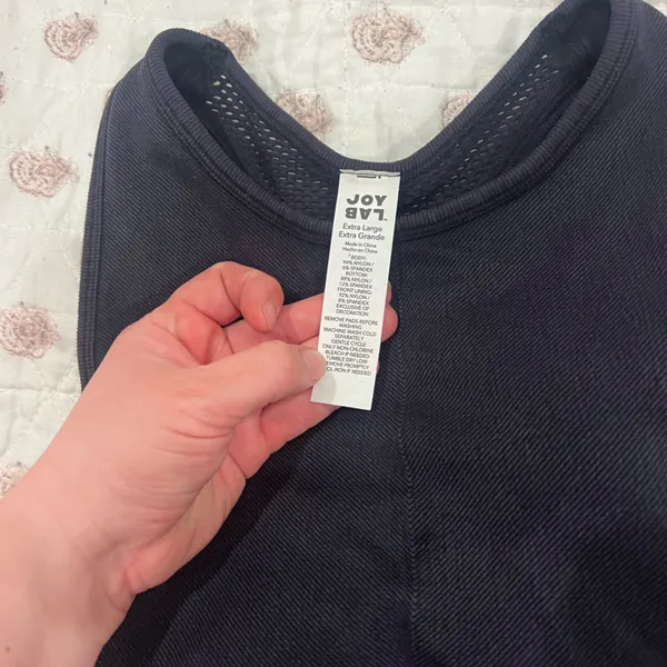 JoyLab Navy Sleeveless Top - Image 3