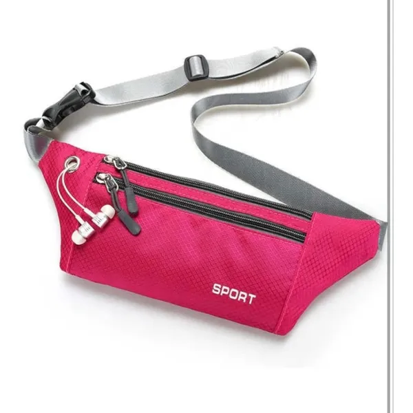 NEW Running Waist Pack Bag Sport Phone Belt UltraThin Waterproof Mini Fanny Pack - Image 5