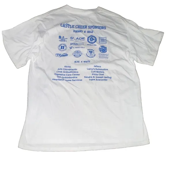 Castle Knights Cheer T-shirt Unisex Size L - Image 3
