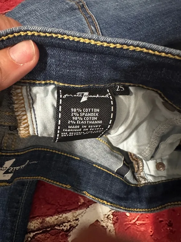 7 for all mankind jeans size 25 - Image 5