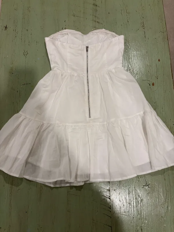Showpo Mini Dress White - Image 4