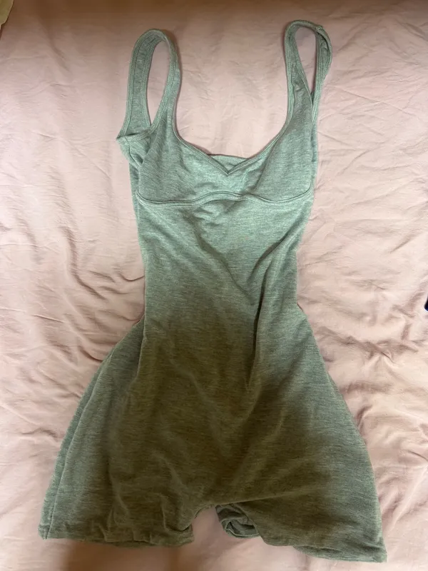 oh polly gray sweetheart romper  - Image 2