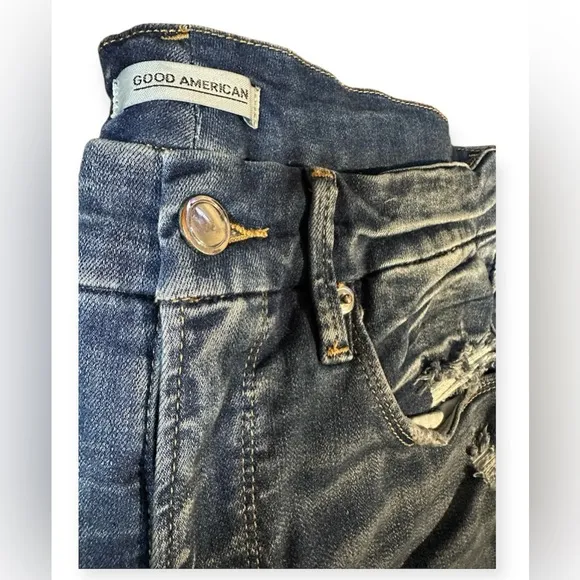 Good American Good Legs Crop Skinny Jeans - Image 2