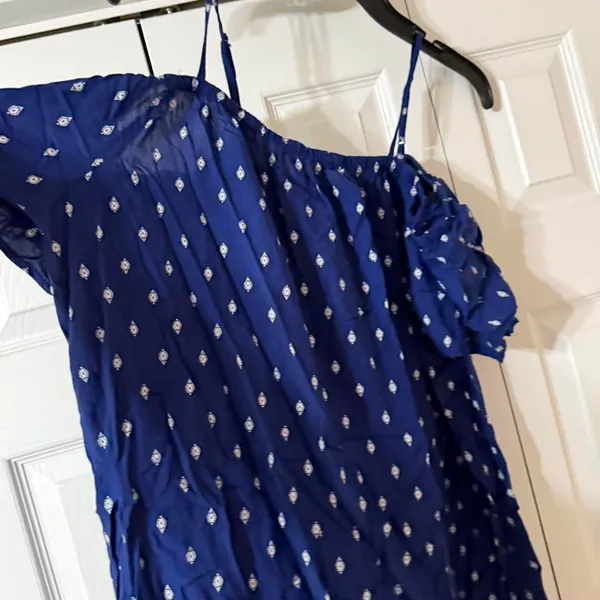 Old Navy‎ Women's Large Spaghetti Straps Off Shoulder Dress - Image 2