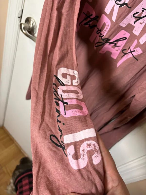 Cute faith-inspired long sleeve tee – cozy everyday top - Image 3