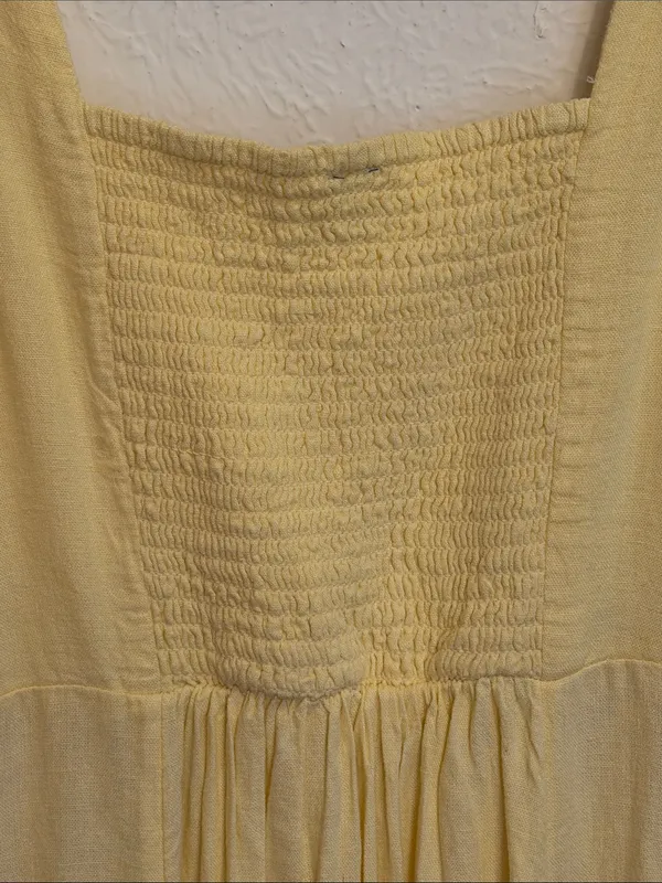 🌼🌼🌼BOGOHO🌼🌼🌼Old Navy Yellow Sleeveless Summer Dress-Small - Image 8