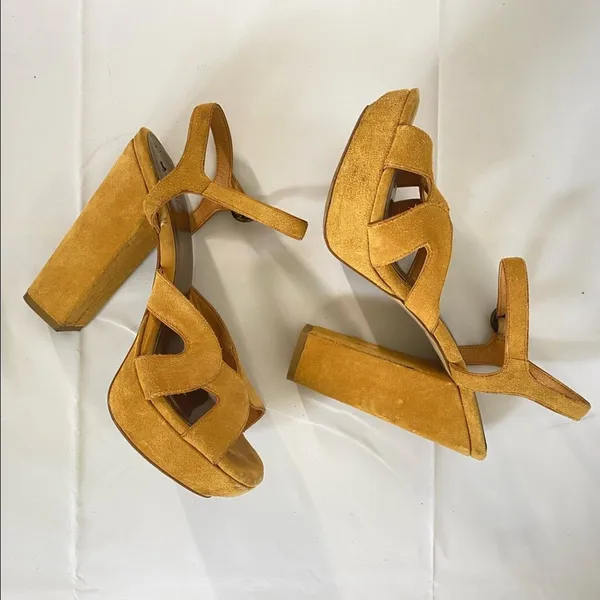 Zodiac Suede Buckle Strap Platform Sandal - Image 2