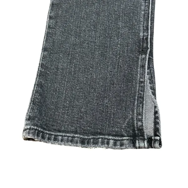 Hudson Nico Mid Rise Straight Inseam Split Black Star Denim‎ Jeans Size 25 NWT - Image 5