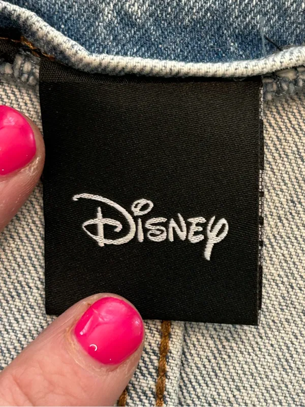 Her Universe Disney Winnie the Pooh Eeyore Denim Shortalls Overalls Small S - Image 10