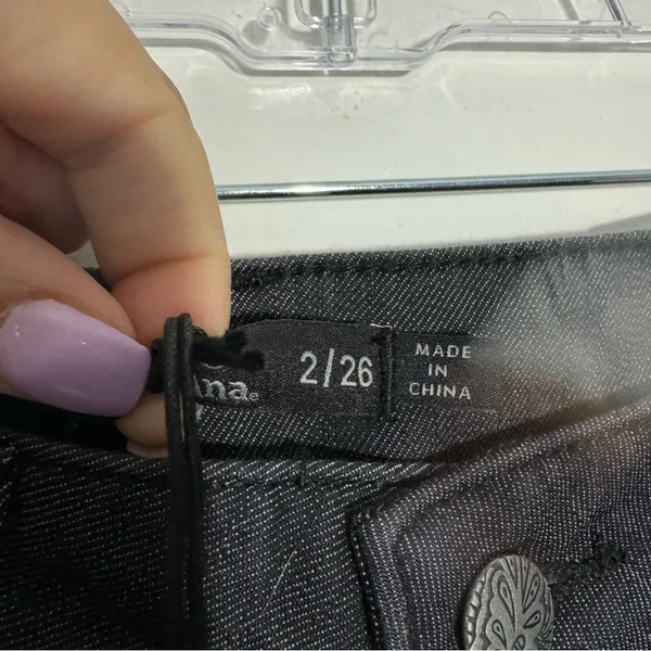 PRANA Kara Jeans In Denim Solid Size 2 Minimalist Casual Effortless Edgy Grunge‎ - Image 7