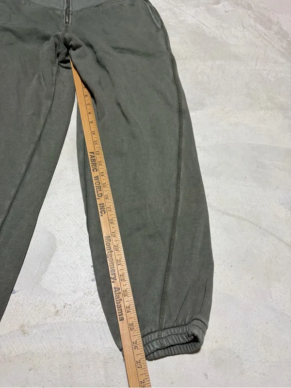 Aerie Olive Green Jogger Pants large - Image 2