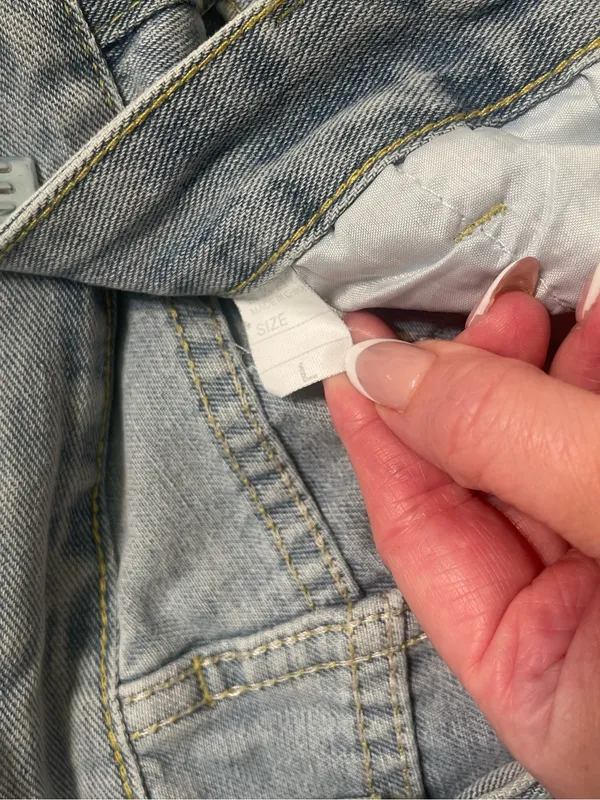 Source Unknown Light Wash Straight Leg Jeans - Image 3