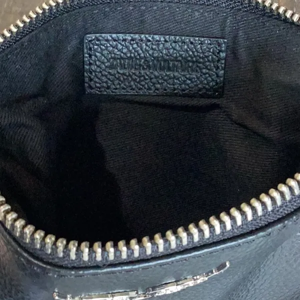 Zadig & Voltaire Black Leather Wristlet - Image 6