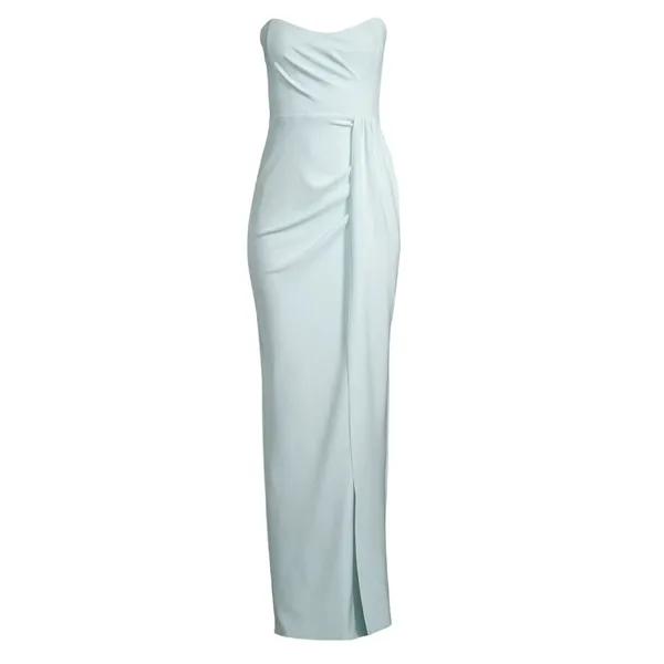 Katie May Pamela Gown in Celestial Blue Size Medium Strapless‎ Dress NEW - Image 2