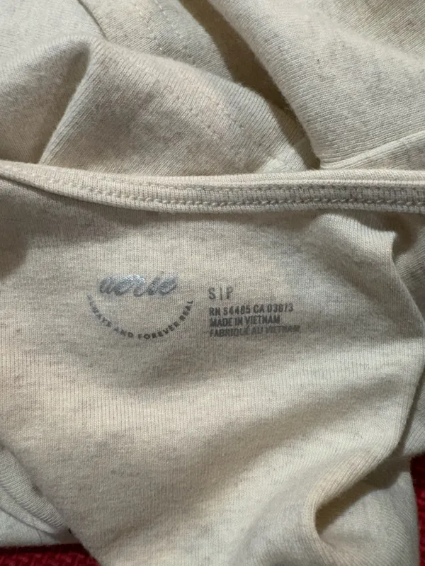 Aerie Long Sleeve Scoop Back Long Sleeve T-Shirt | Size: Small - Image 3