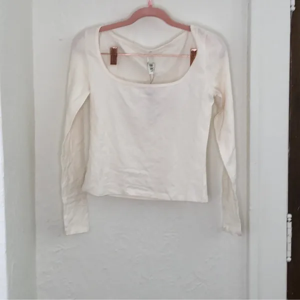 SKIMS G1 Vintage Scoop Long Sleeve T-Shirt MARBLE NWT size 3X - Image 4